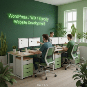 WordPress / WIX / Shopify / Odoo types Website Development